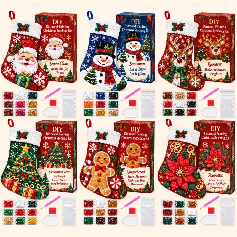 ๐
โจ DIY Diamond Painting Christmas Stocking Kit - ๐ Make a Christmas Stocking Theyโll Remember
