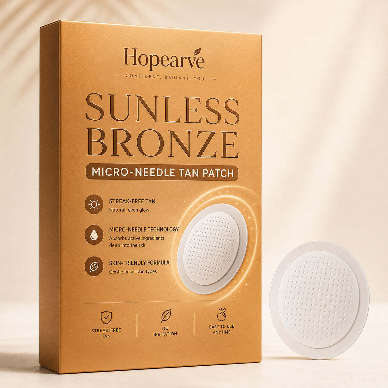 SUNLESS BRONZE MICRO-NEEDLE TAN PATCH