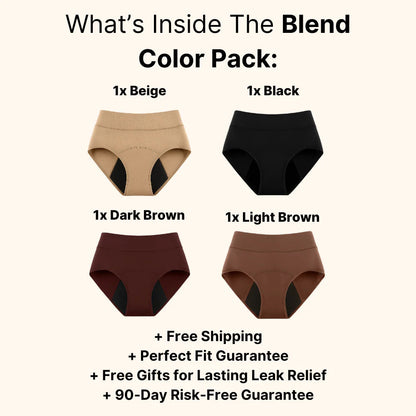 🌸💖Last Day 50% OFF|OLIOKINDRED™  100% Leak-Proof Underwear 4-pack