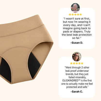 🌸💖Last Day 50% OFF|OLIOKINDRED™  100% Leak-Proof Underwear 4-pack