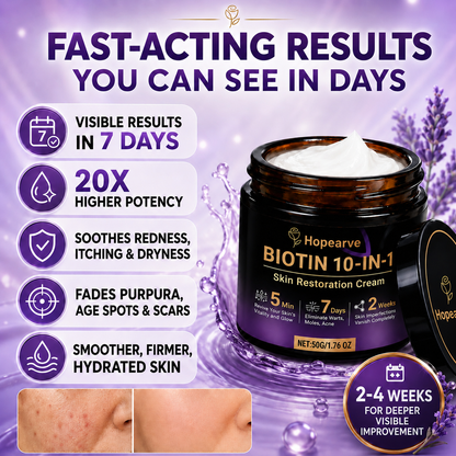 ✨Hopearve® Biotin 10-in-1 Skin Cream🍀