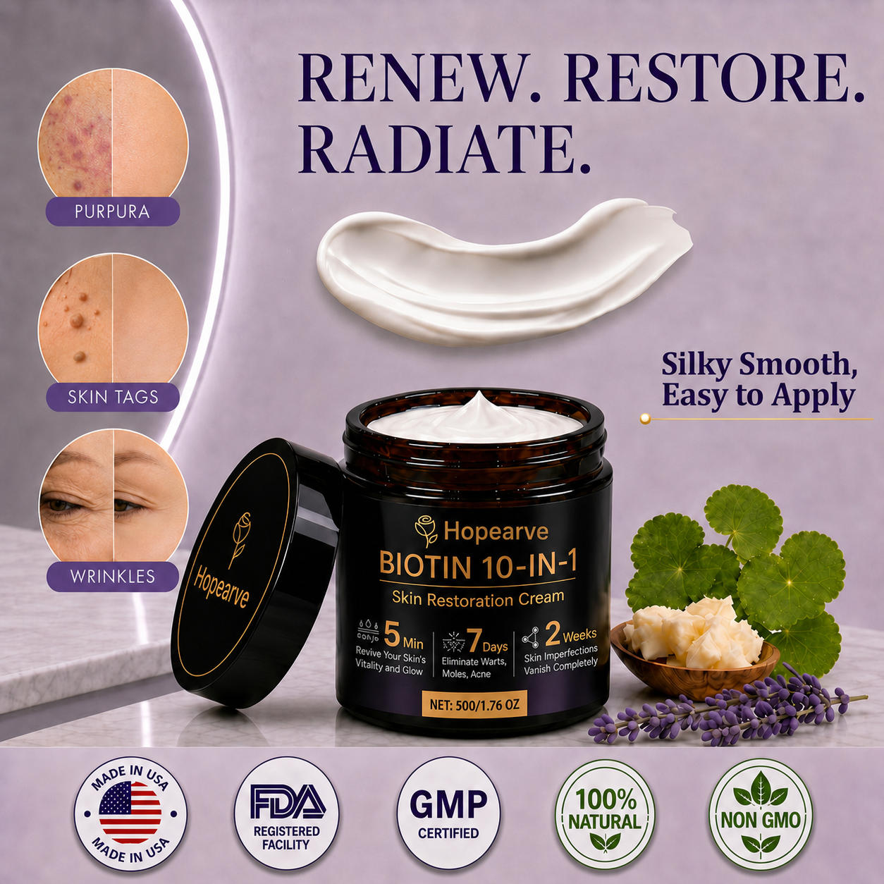 ✨Hopearve® Biotin 10-in-1 Skin Cream🍀