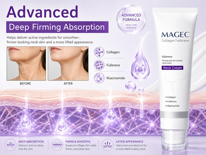 🧠👩‍🔬 MAGEC All-Over Firming Cream – FDA-Compliant Formula For Face, Neck & Body – Smooth, Tighten & Brighten – 70% OFF + 🎁 Free Derma Roller Today