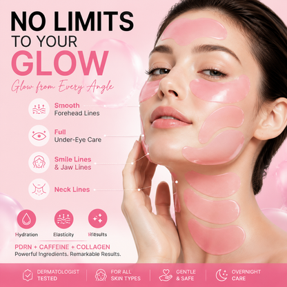 Hopearve Pink Caffeine Collagen Eye Patch – 10-Minute Eye Revival Treatment