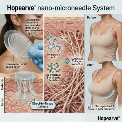🔥Limited-time 60% sale--Hopearve Targeted Breast Enhancement Advanced Nano-Microneedle Patches