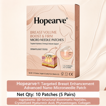 🔥Limited-time 60% sale--Hopearve Targeted Breast Enhancement Advanced Nano-Microneedle Patches