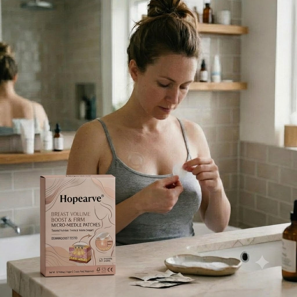 🔥Limited-time 60% sale--Hopearve Targeted Breast Enhancement Advanced Nano-Microneedle Patches